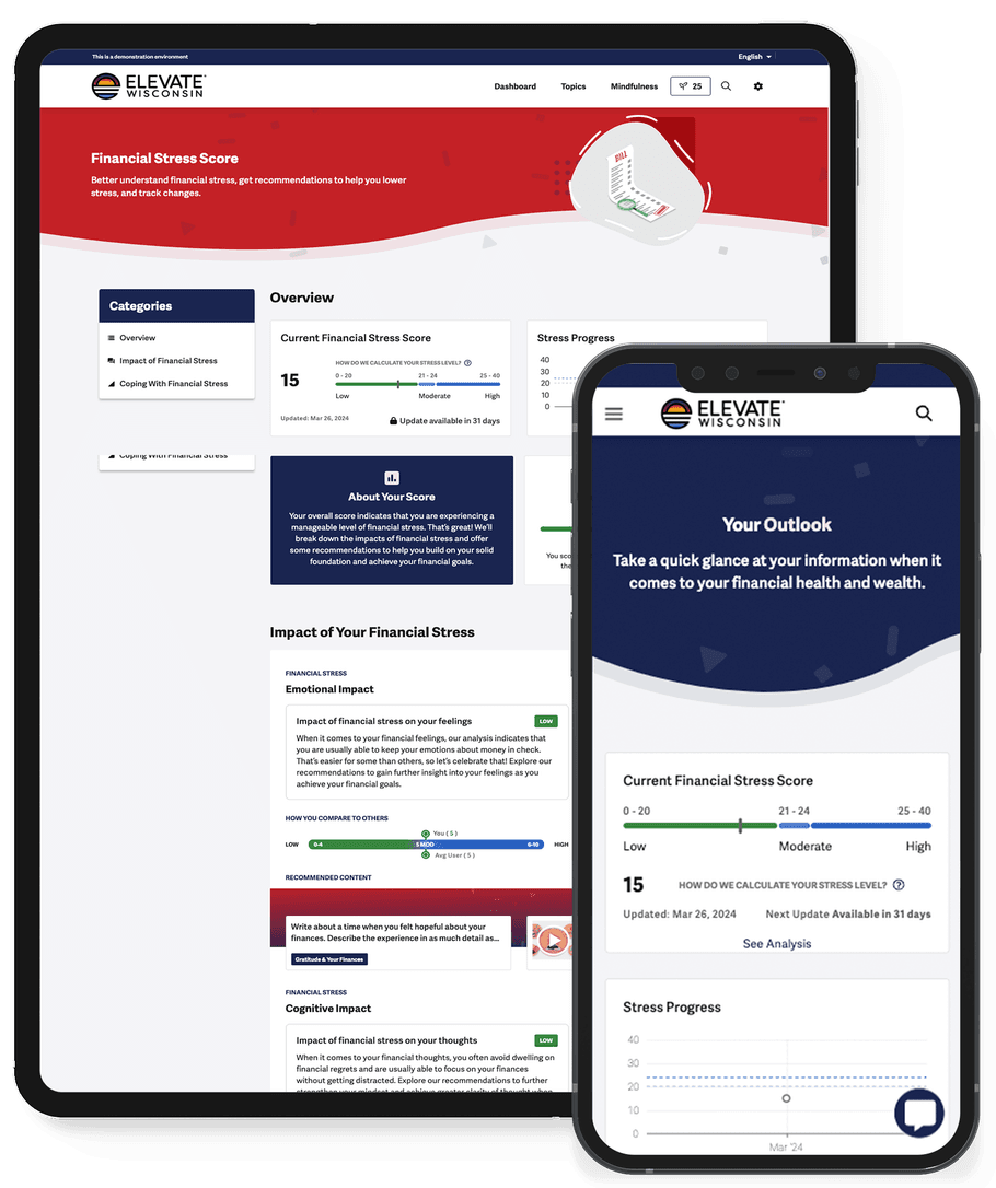 Enrich platform on tablet and phone